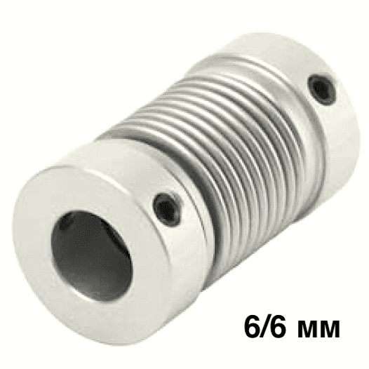 Сильфонная муфта 6:6 мм 3520068 Hengstler.png Сильфонная муфта 6:6 мм 3520068 Hengstler.png