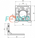 Монтажный кронштейн энкодера FNC SF50B Fenac