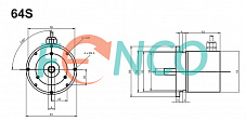 Инкрементальный энкодер FNC (FEN) 64S Fenac