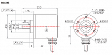 Инкрементальный энкодер ESIC38S6 Tofi