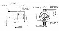 Инкрементальный энкодер SCH32B Scancon
