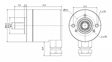 Абсолютный энкодер SCA30AB Scancon