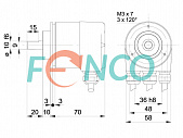 Абсолютный энкодер FNC (FEN) AC58B Bus Cover Fenac