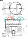 Абсолютный энкодер FNC (FEN) F22K Fenac