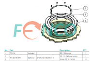 Комплект прокладок ротора DS-130-R-00 (10 шт) Netzer