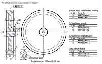 Измерительное колесо MRA500KG Wachendorff