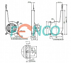 Тросовый барабан энкодера WPS-7500-MK120-M Posital Fraba