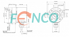 Аналоговый угловой энкодер UCD-AC1P5-PPPP-HFS0-2RW Posital Fraba