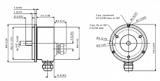 Инкрементальный энкодер SCA58 Scancon