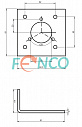 Монтажный кронштейн энкодера FNC SF58B Fenac