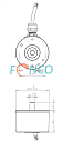 Инкрементальный энкодер FNCPW (FENPW) 50S Fenac