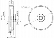 Измерительное колесо MRA200KW10 Wachendorff