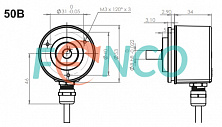Абсолютный энкодер FNC (FEN) ST 50B Fenac