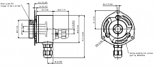 Инкрементальный энкодер SCH50IF-SR Scancon