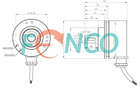 Энкодер для тяжелых условий FNC (FEN) 58B SS Fenac