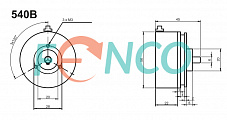 Инкрементальный энкодер FNC (FEN) 540B Fenac