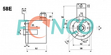 Абсолютный энкодер FNC (FEN) ST 58E Fenac