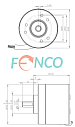 Инкрементальный энкодер FNCPW (FENPW) 40B Fenac