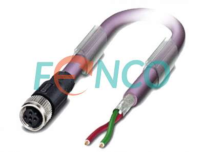 Кабель 2 м с разъемом M12 5pin розетка для Profibus Posital Fraba