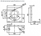 Монтажный кронштейн MW58B Wachendorff