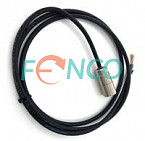 Кабель 1 м с разъемом M23 12pin CCW розетка Posital Fraba