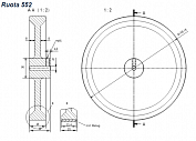 Измерительное колесо энкодера RUOTA552 Elap