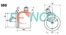 Абсолютный энкодер FNC (FEN) ST 58S Fenac