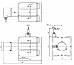 Абсолютный энкодер с тросовым барабаном LDF130SJ Tofi