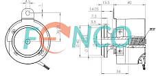 Абсолютный энкодер FNC (FEN) SC2048 WHL Fenac