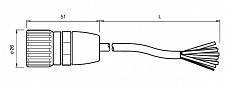 Кабель с разъемом 9416-xM-12P-AVM Pepperl+Fuchs
