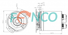 Абсолютный энкодер FNC (FEN) AEIS 58E Fenac