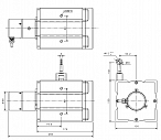 Инкрементальный энкодер с тросовым барабаном LDF130SZE Tofi