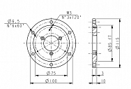 Переходной фланец энкодера PF4258 Lika