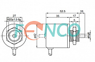 Инкрементальный энкодер FNC (FEN) 40V Fenac