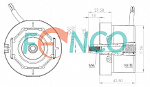 Инкрементальный энкодер FNC (FEN) 58SC Fenac