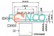 Инкрементальный энкодер FNC (FEN) F08IM Fenac