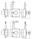 Абсолютный энкодер с тросовым барабаном LTF116J Tofi