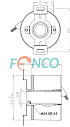 Инкрементальный энкодер FNCPW (FENPW) 40H Fenac