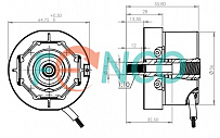 Абсолютный энкодер FNC (FEN) SSI2048 + SinCos Fenac