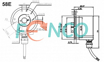 Абсолютный энкодер FNC (FEN) AS58E Fenac