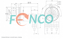 CS10 ProfiBUS абсолютный угловой энкодер Hohner