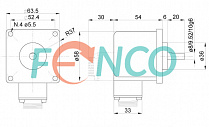 Инкрементальный энкодер FNC (FEN) 63D Fenac