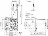 Энкодер с тросовым барабаном BCV08 Sick