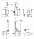 Абсолютный энкодер с тросовым барабаном LTF55J Tofi