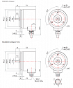 Абсолютный энкодер FDCE5801S CANopen Tofi