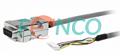 Кабель 2 м с разъемом D-Sub CBL-JST10G-020AB-086Y-DSBS-F09S Posital Fraba