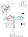 Абсолютный энкодер FNC (FEN) 36SS Fenac