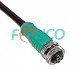 Кабель 10 м с разъемом M12 8pin розетка Posital Fraba