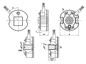 Абсолютный угловой энкодер RAA48S ROUNDSS