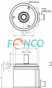 Абсолютный энкодер FNC (FEN) IO 58S Fenac